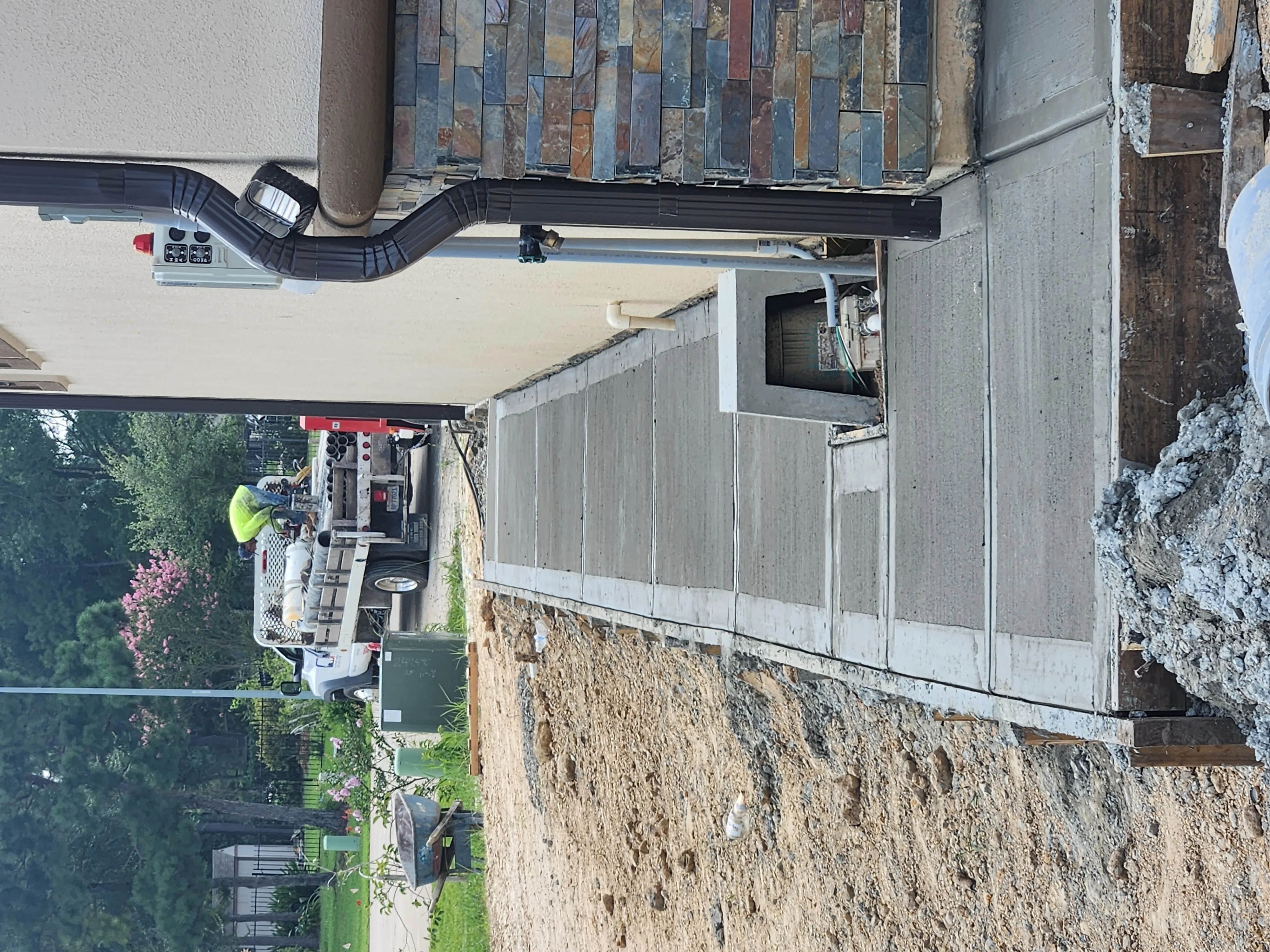 Drainage project - Odie Tractor Services Houston TX