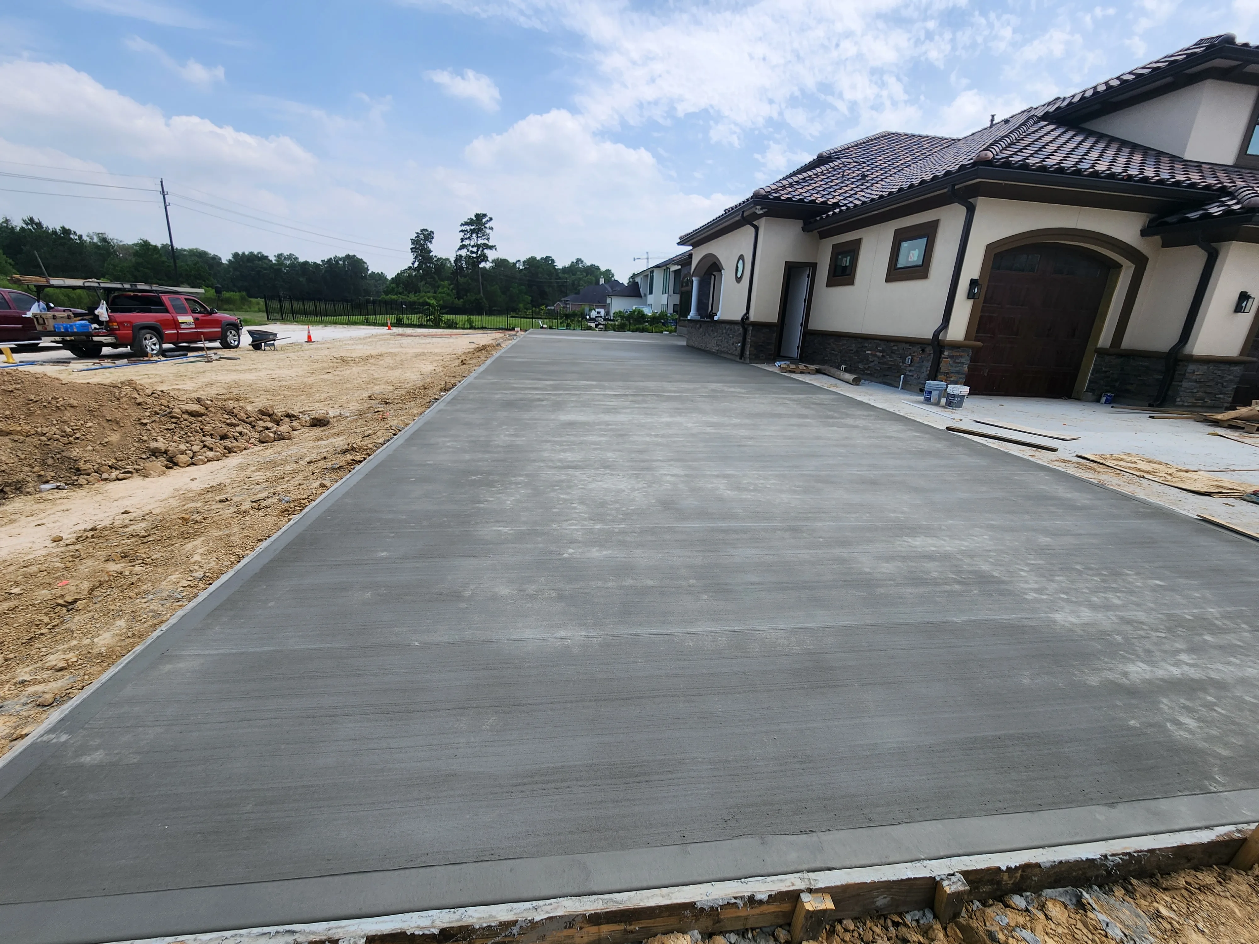 Concrete & Paving project - Odie Tractor Services Houston TX