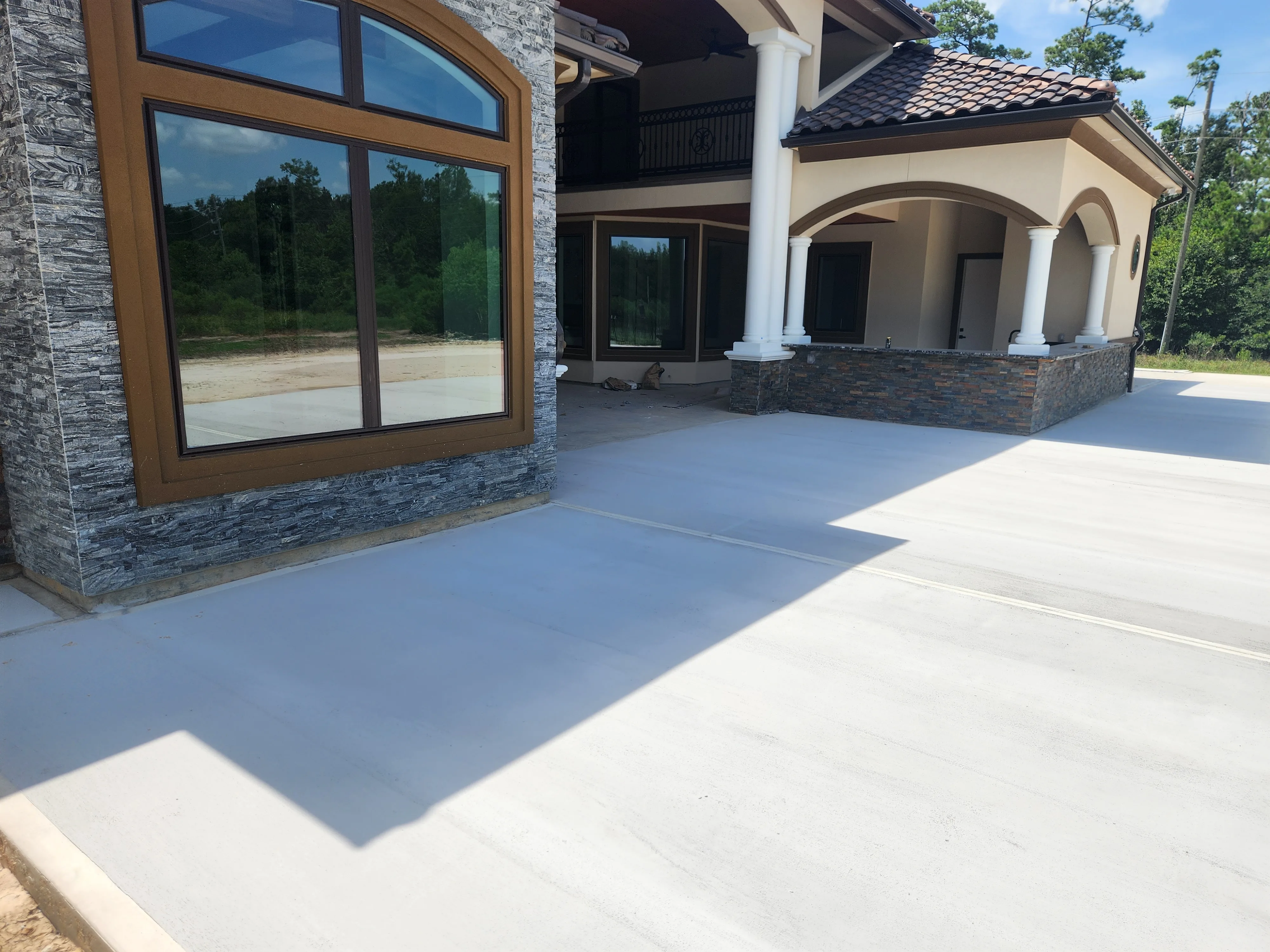 Concrete & Paving project - Odie Tractor Services Houston TX