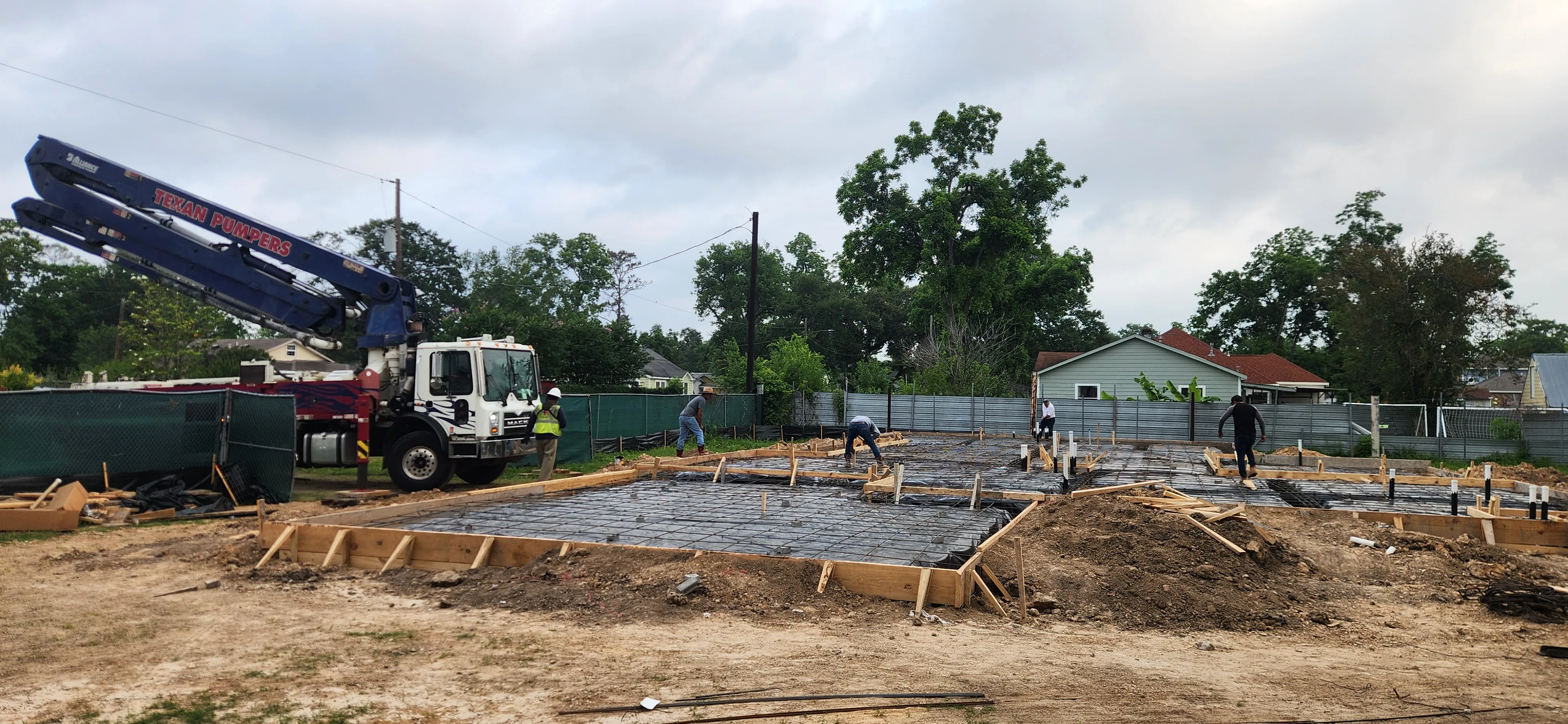 Concrete & Paving project - Odie Tractor Services Houston TX
