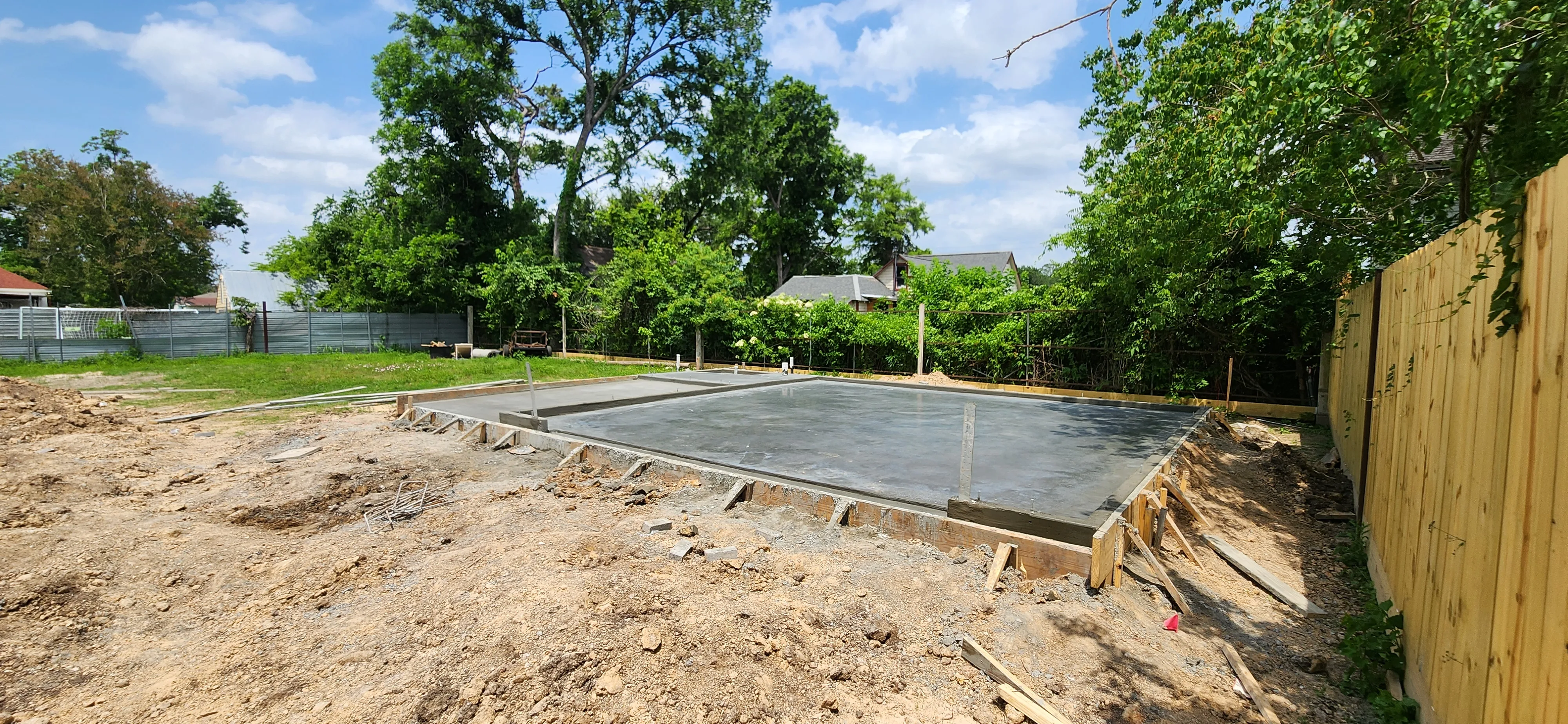 Concrete & Paving project - Odie Tractor Services Houston TX