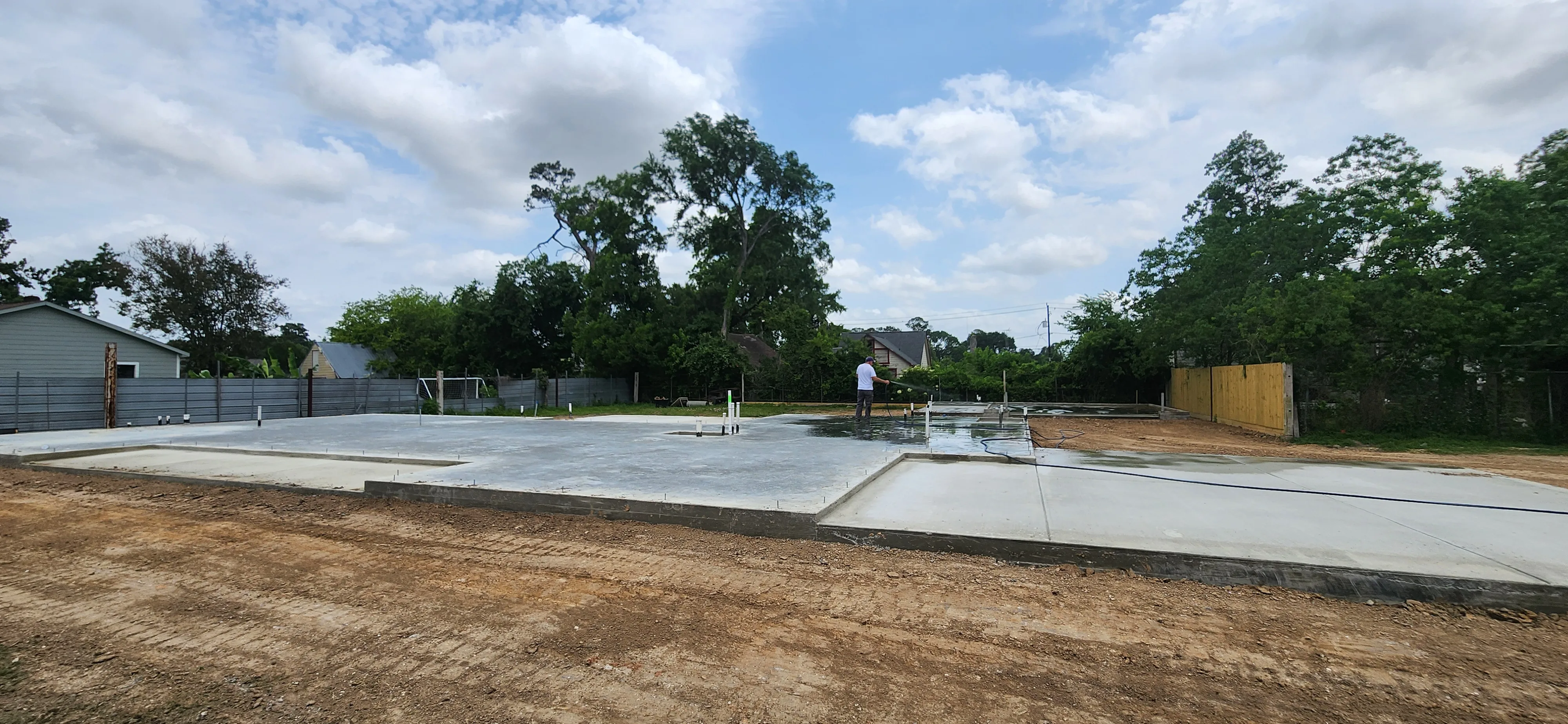 Concrete & Paving project - Odie Tractor Services Houston TX