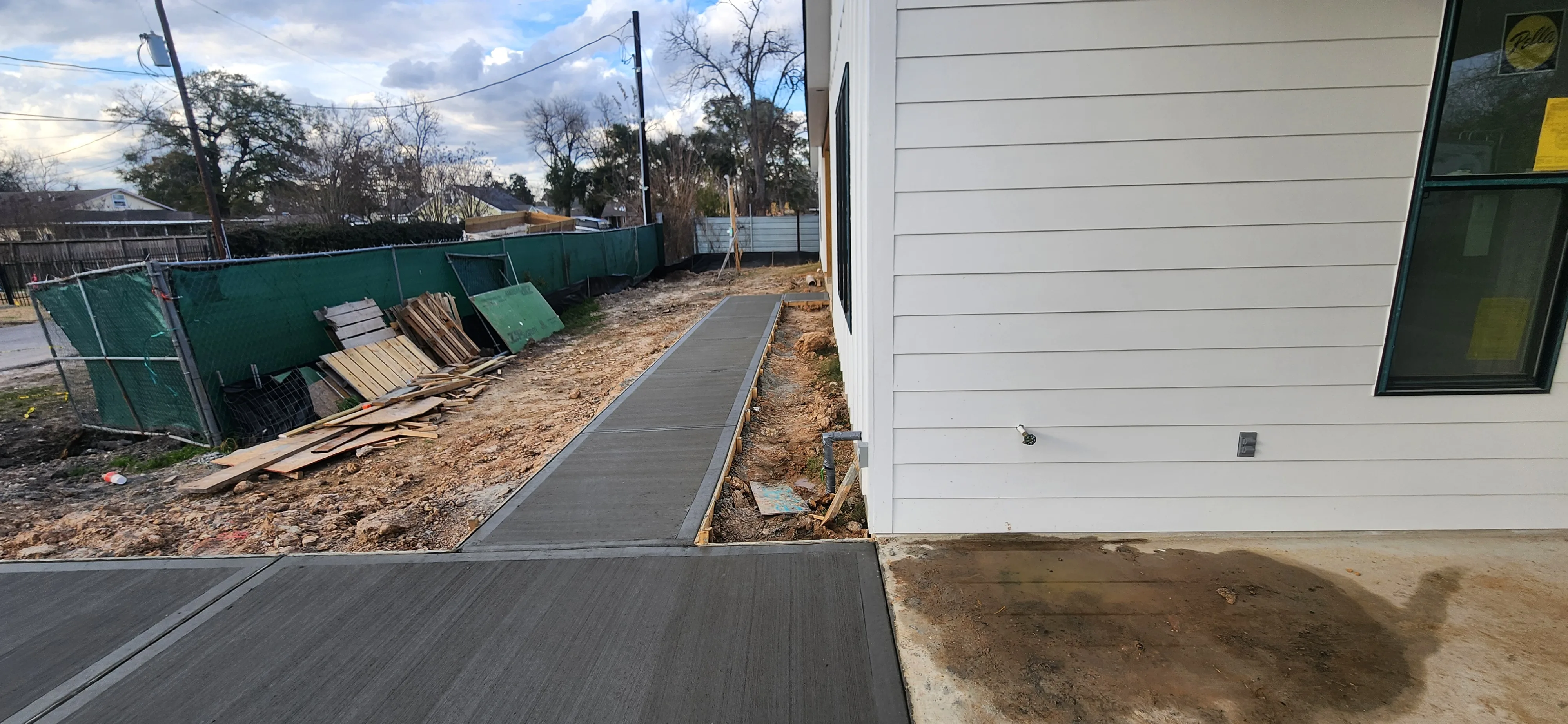 Concrete & Paving project - Odie Tractor Services Houston TX