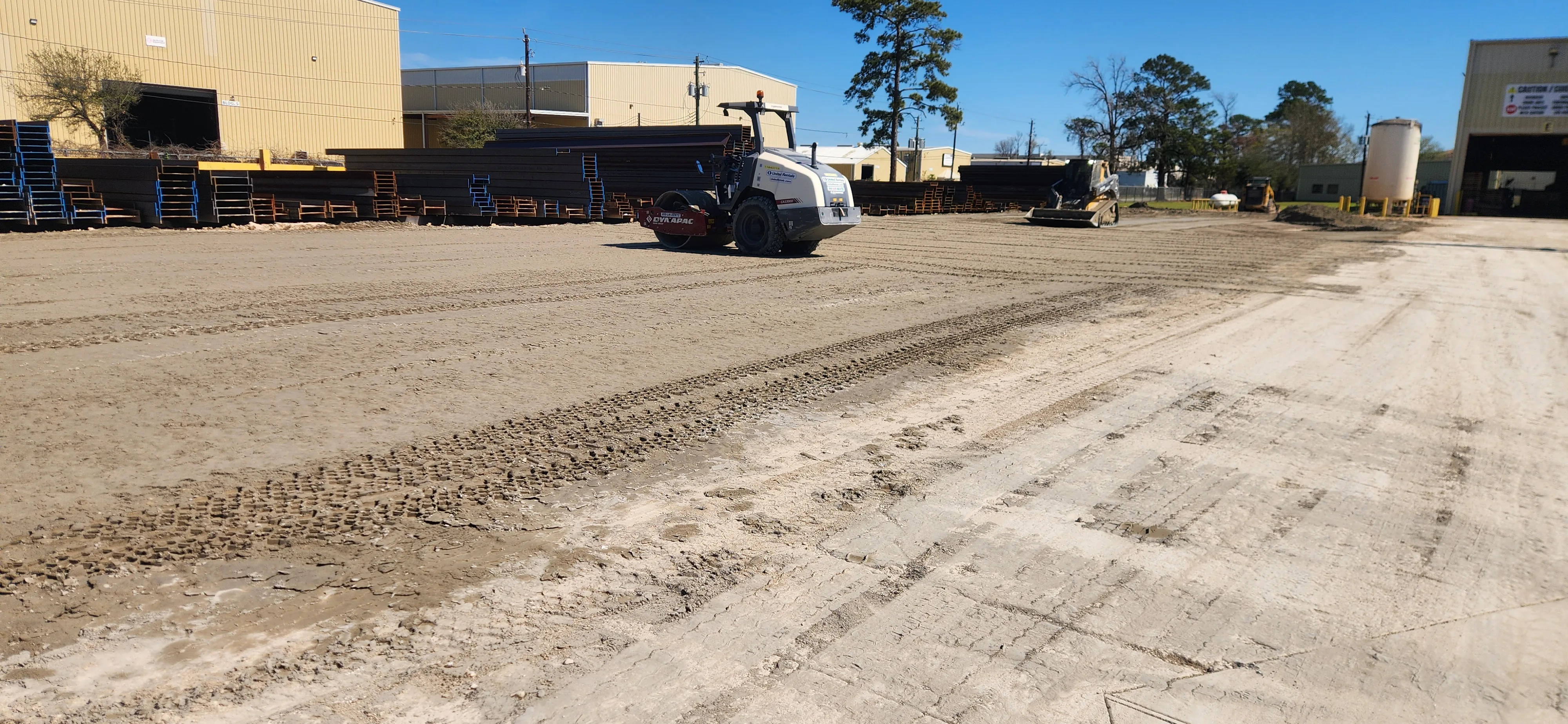 Landscaping project - Odie Tractor Services Houston TX
